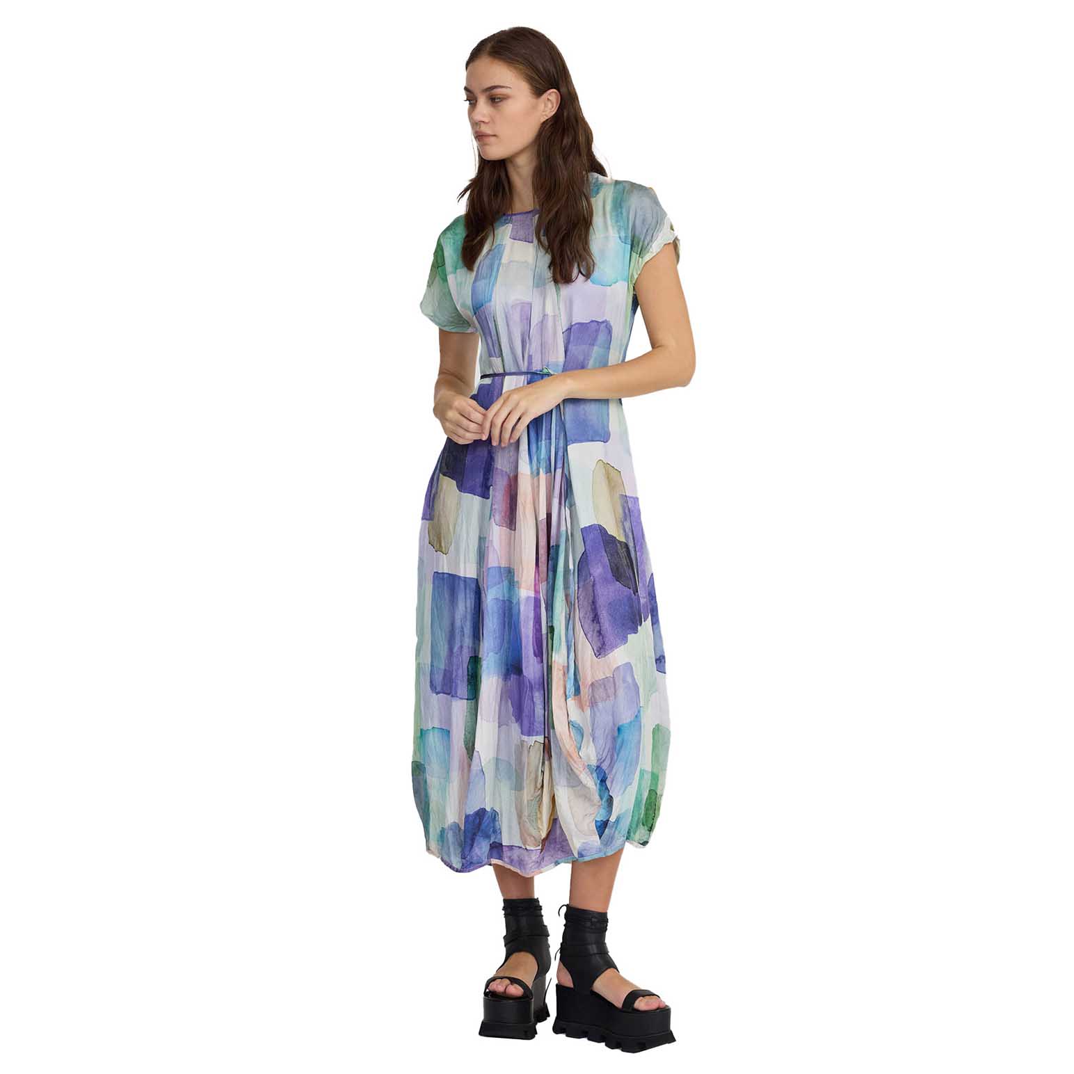 taylor Lapse Print Dress